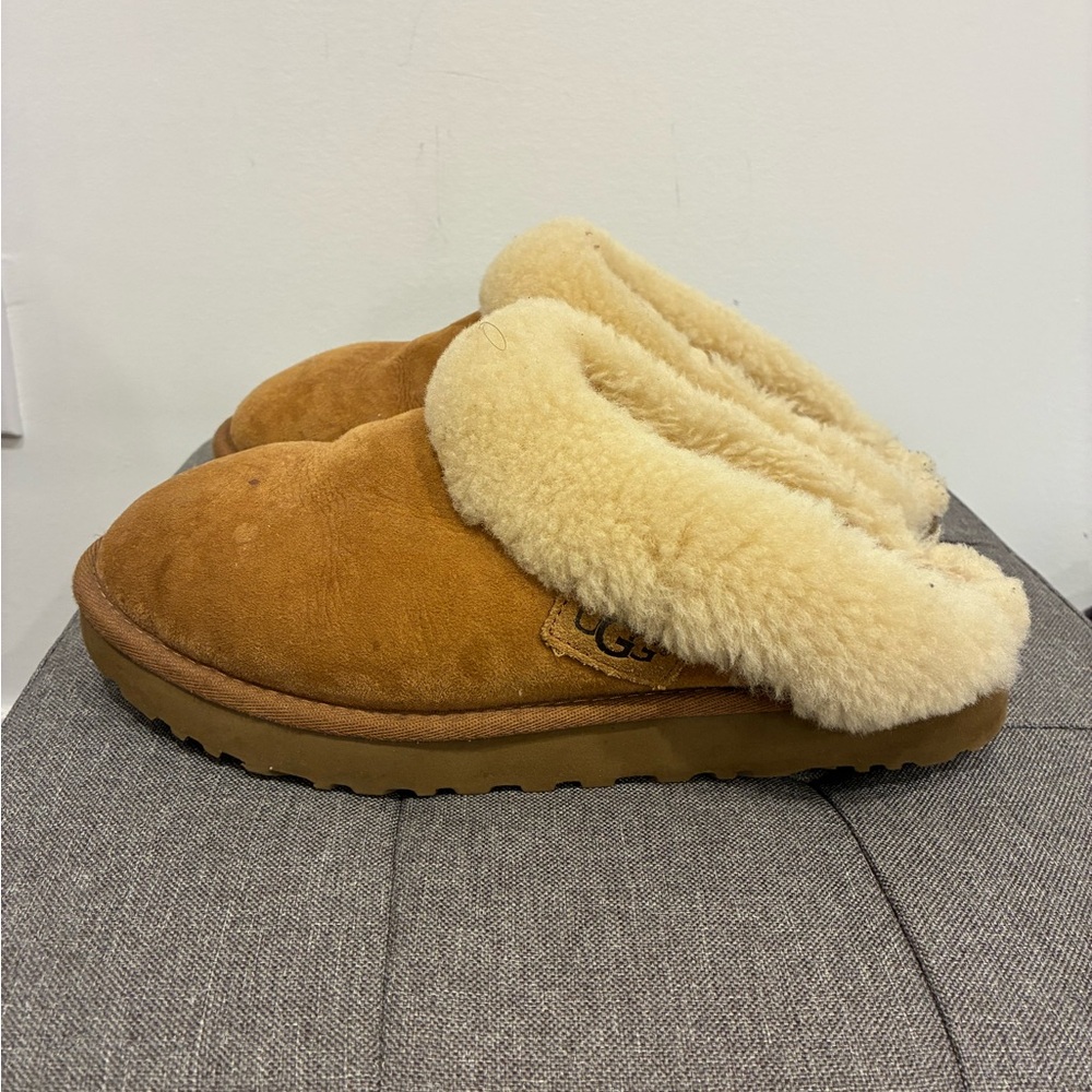 UGG Tan Cozy Slippers